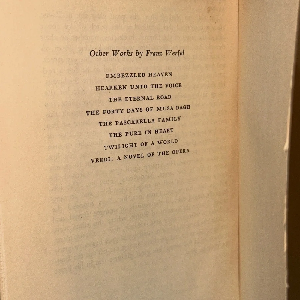 The Song of Bernadette Hardcover Book